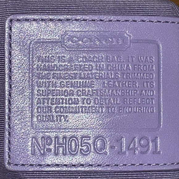 Coach VTG Coral Fish Appliqué Mini Bag & Key Ring Limited Edition H05Q-1491 - Picture 2 of 16